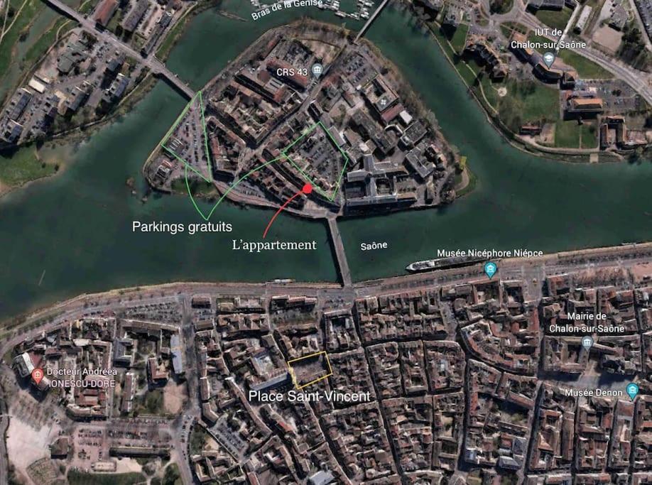 Le St Laurent - Ma Cabotte Apartment Chalon-sur-Saone Luaran gambar